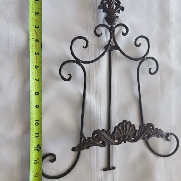 Brushed Brown Metal Easel for Countertop Cookbook or Art Display - Picture 5 of 8